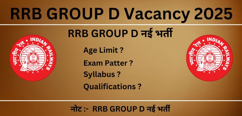 RRB Group D Vacancy 2025